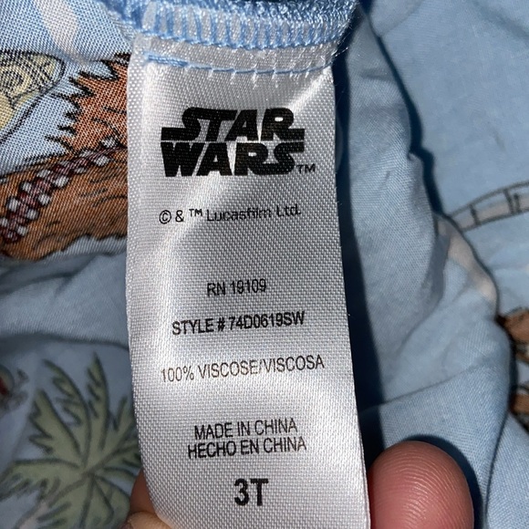 STAR WARS Sleeveless Midi Dress size 3T - Picture 8 of 9